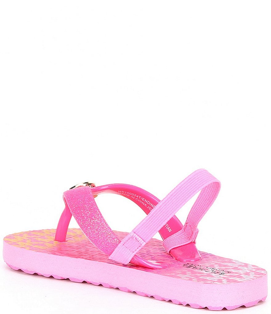MICHAEL Michael Kors Girls' Endine Flip Flops (Infant)