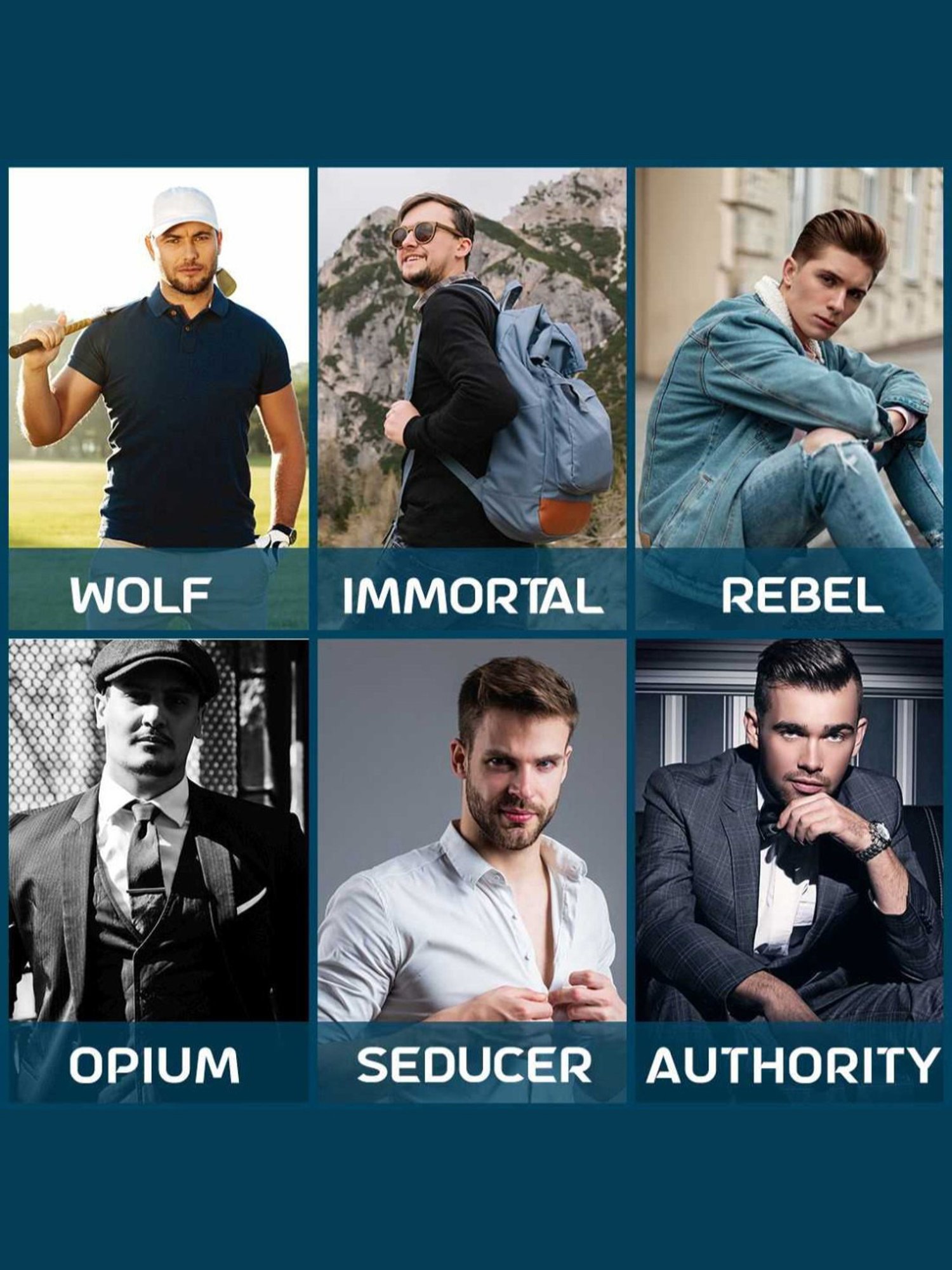 NEUD Luxury Perfumes for Men - 6 Vials x 10 ml Each (Pack of 2)