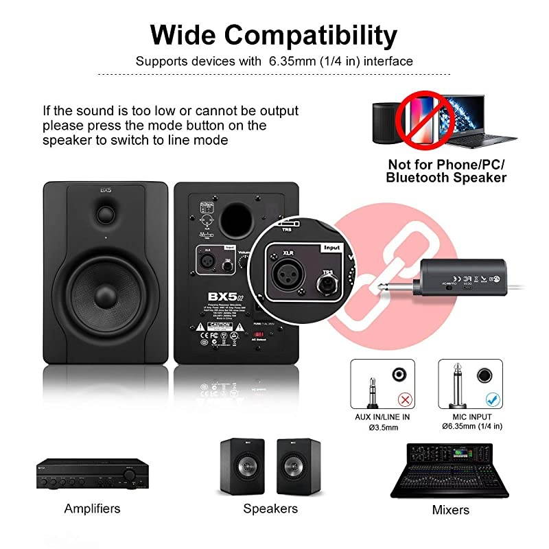 Microphone, 10 Channel UHF Bluetooth Microphone System, Dynamic Handheld Cordless Mic with Rechargeable Receiver(Work 10hrs) for Karaoke/Singing/Speaker/Church/Speech (100ft Range)