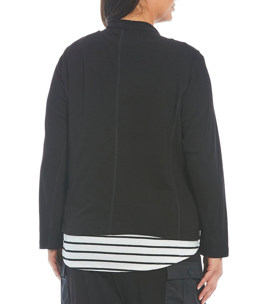 Bryn Walker Plus Size Pira Ponti Sleeveless Jewel Neck Oversized Tank