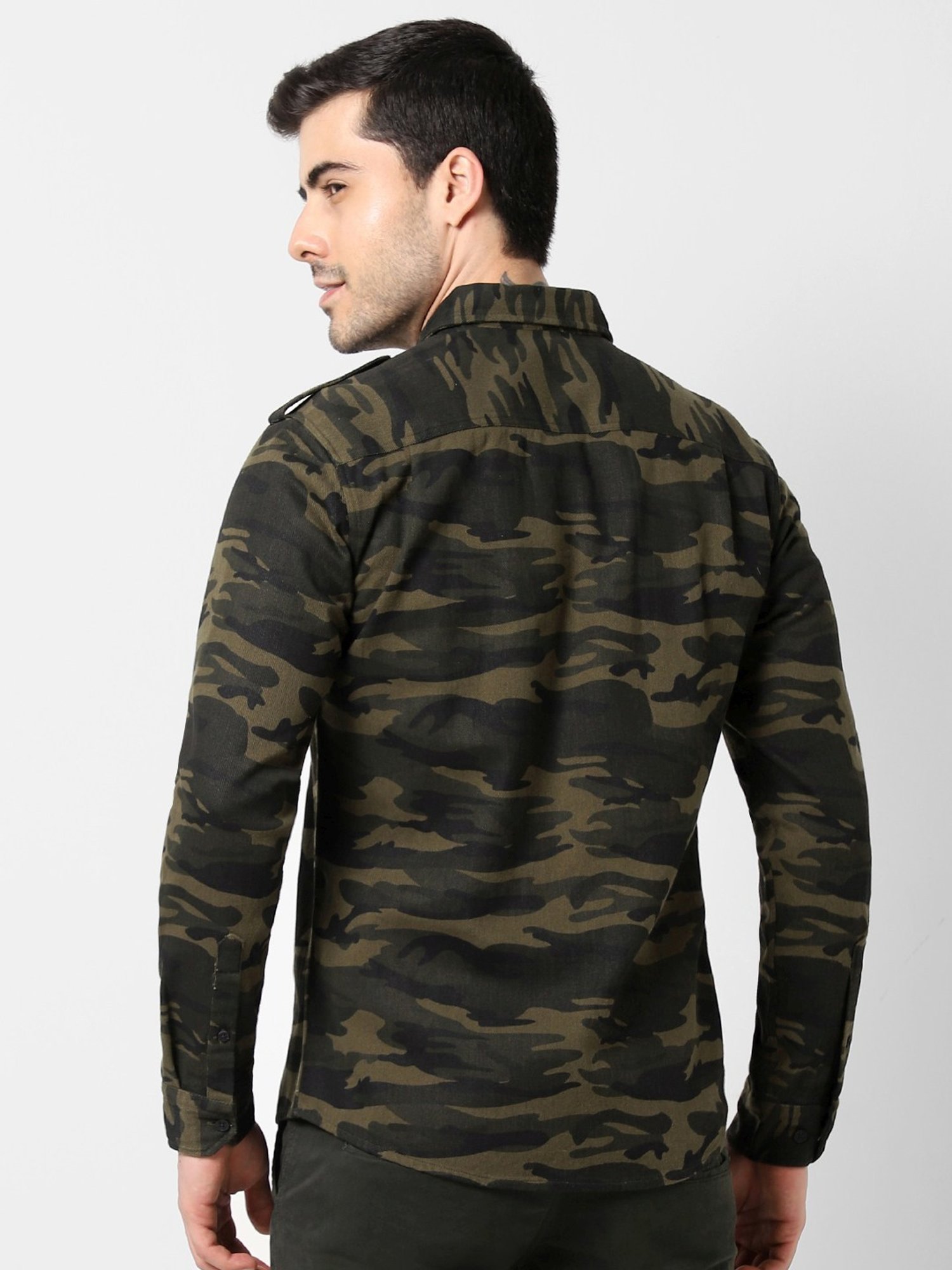 VASTRADO Multi Cotton Regular Fit Printed Shirt