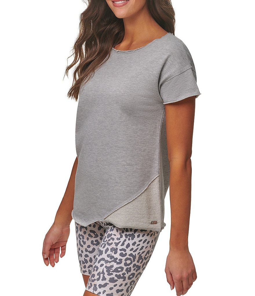 Marc New York Off Duty Boat Neck French Terry Tee