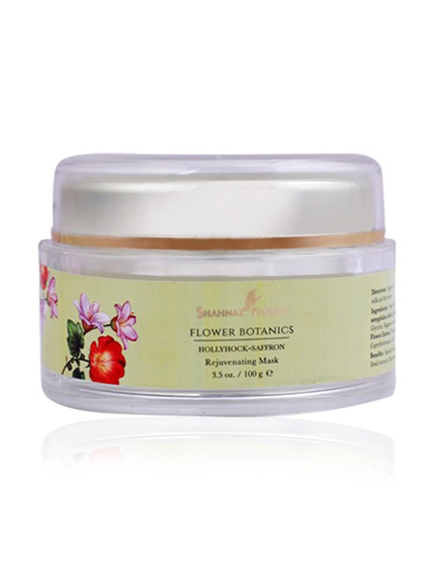 Shahnaz Husain Flower Botanics Hollyhock Saffron Rejuvenating Mask - 100 gm