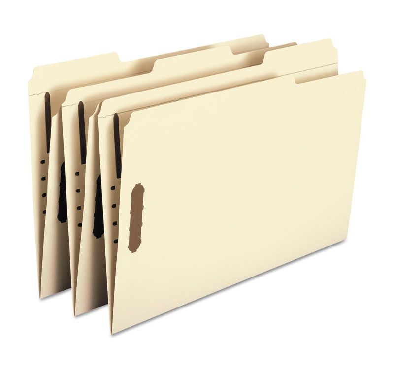 Smead Pressboard Folders with Two Pocket Dividers Legal Six-Section Red 10/Box 19079