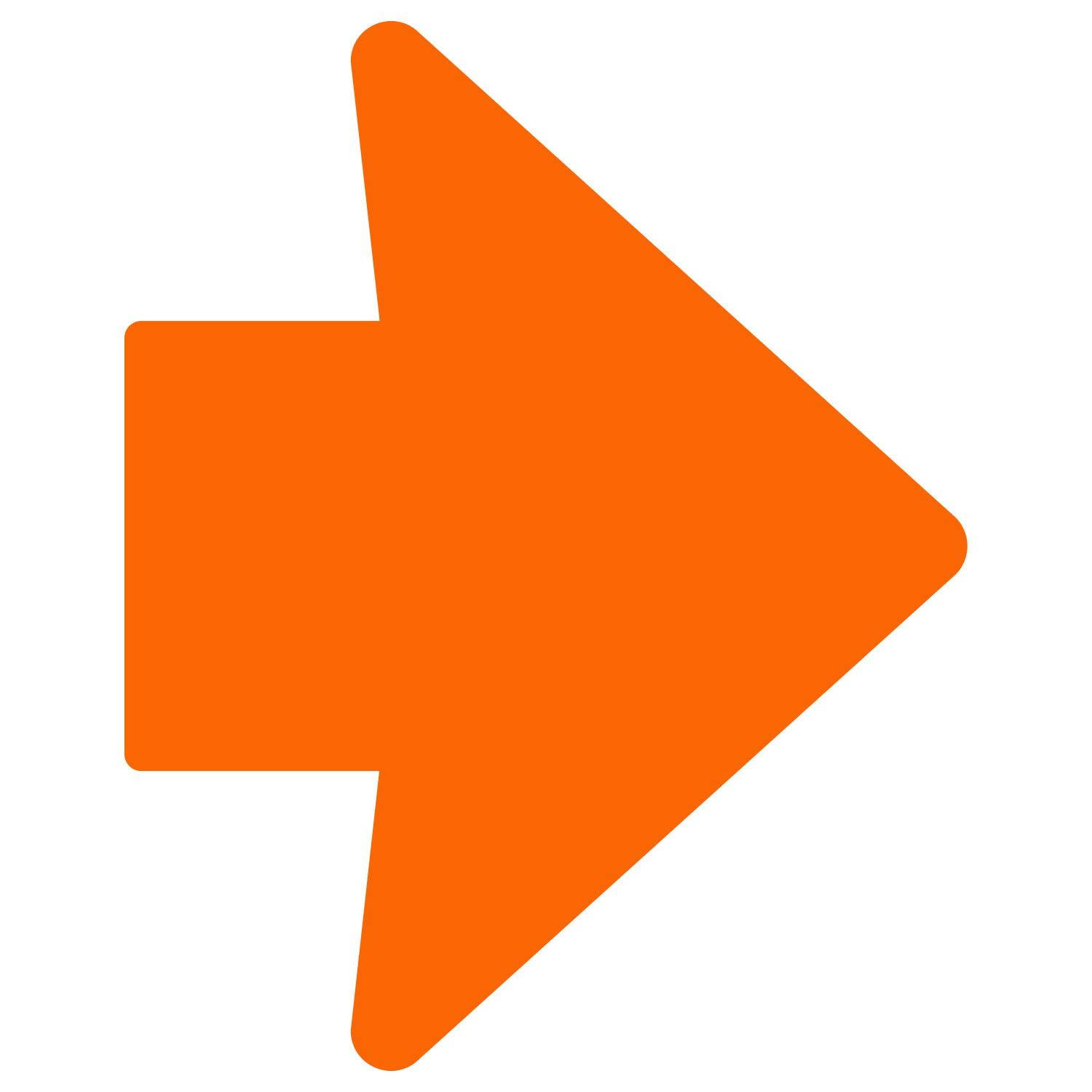 LiteMark 2 Inch X 3 Inch Grey Trail Marker Arrow Decals - Pack of 48