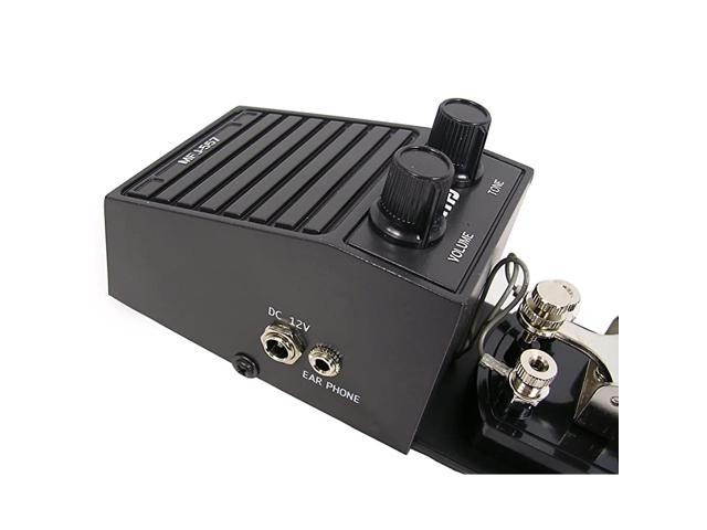 Enterprises Original 557 Deluxe Morse Code Practice Oscillator Straight Key wVolume Control