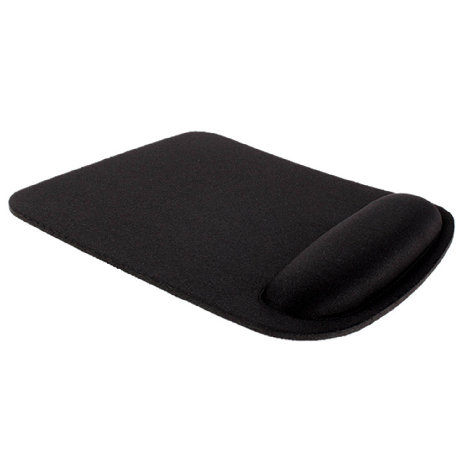 2 Pcs Thicken Square Comfy Wrist Mouse Pad for Optical/Trackball Mat Mice Pad Computer, Dark Blue & Black