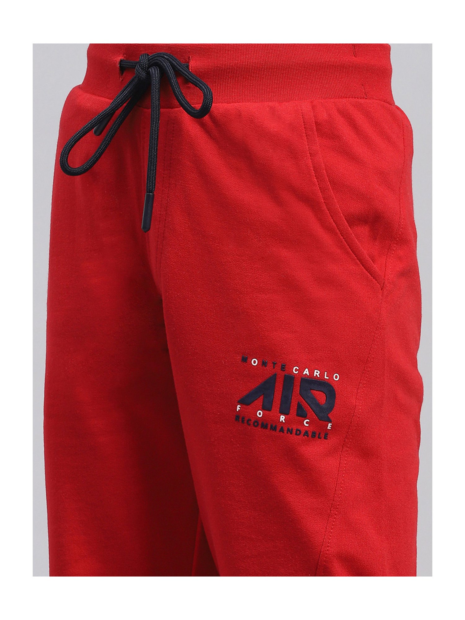 Monte Carlo Boys Red Printed Capri