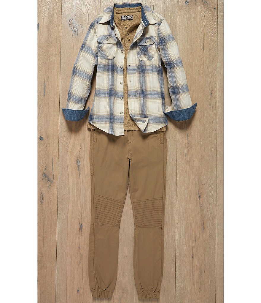 First Wave Big Boys 8-20 Stretch Twill Motto Jogger