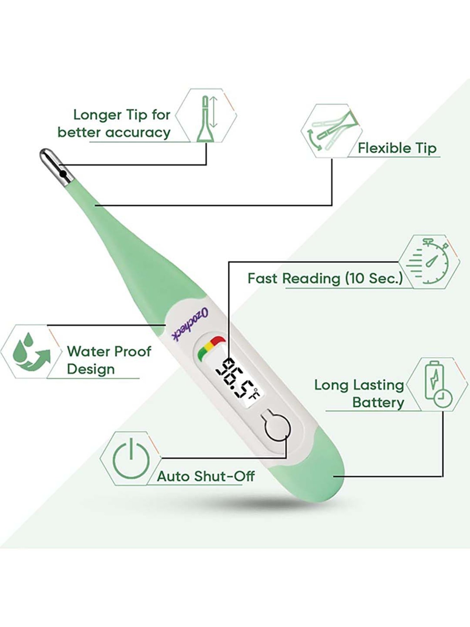 Magnum Flat Fold Duckbill NIOSH Certified N95 Mask (Pack of 20, White)