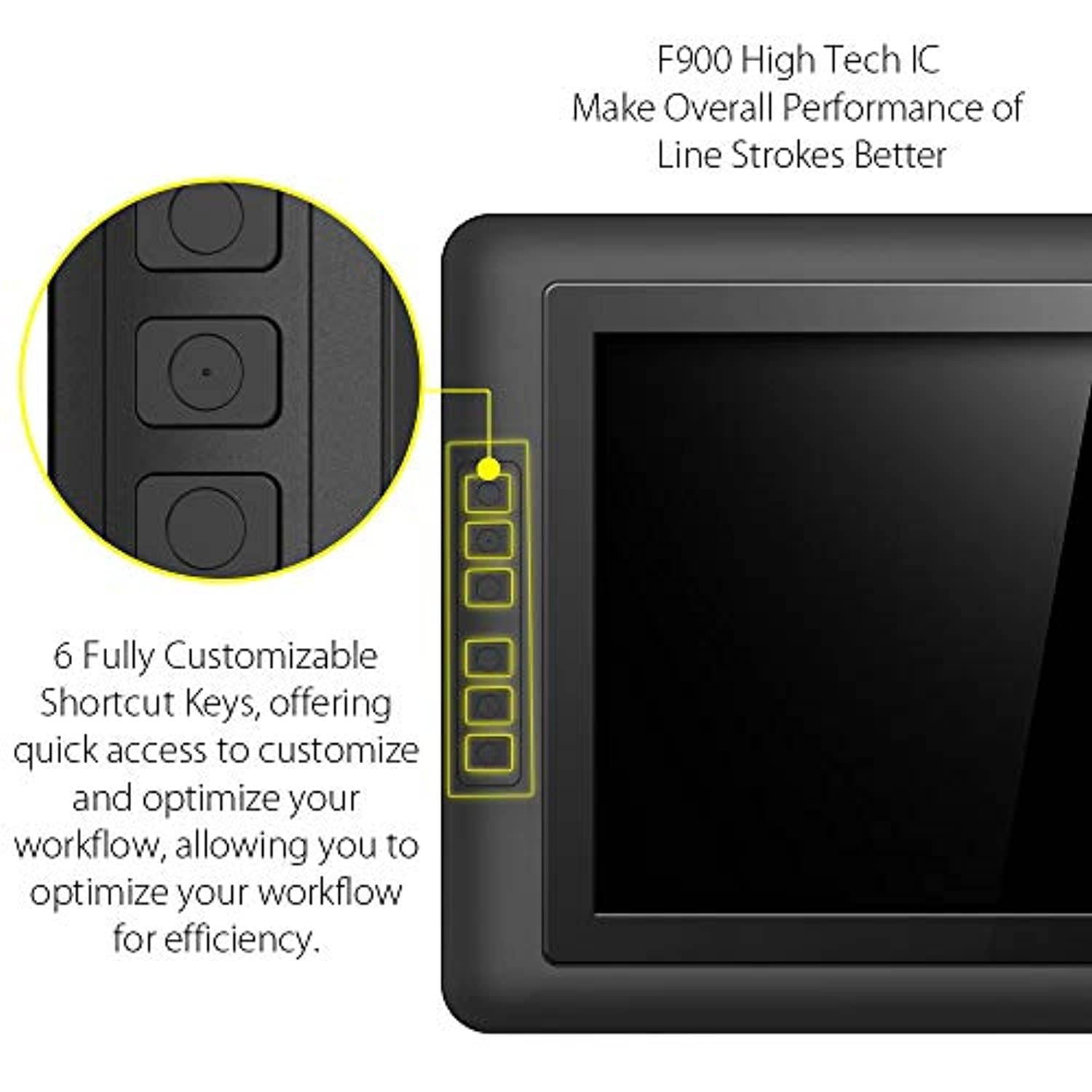 XP-Pen Artist15.6 15.6 Inch IPS Drawing Monitor Pen Display Graphics Digital Monitor with Battery-Free Passive Stylus (8192 Levels Pressure) (Artist15.6)