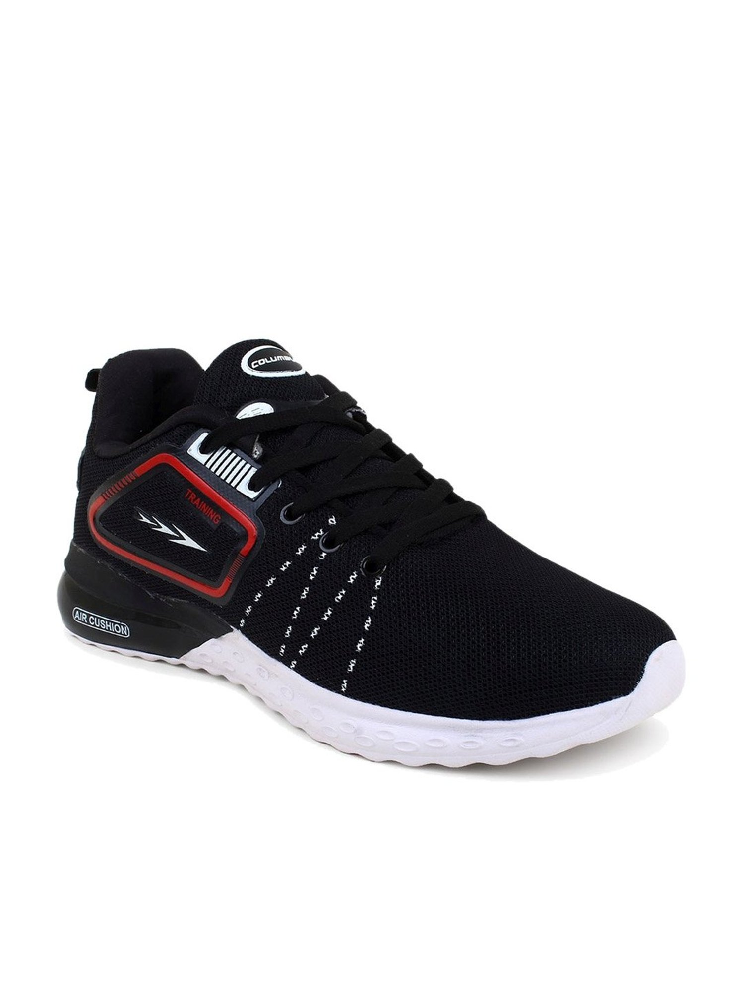 Columbus Men's Jet Black Running Shoes
