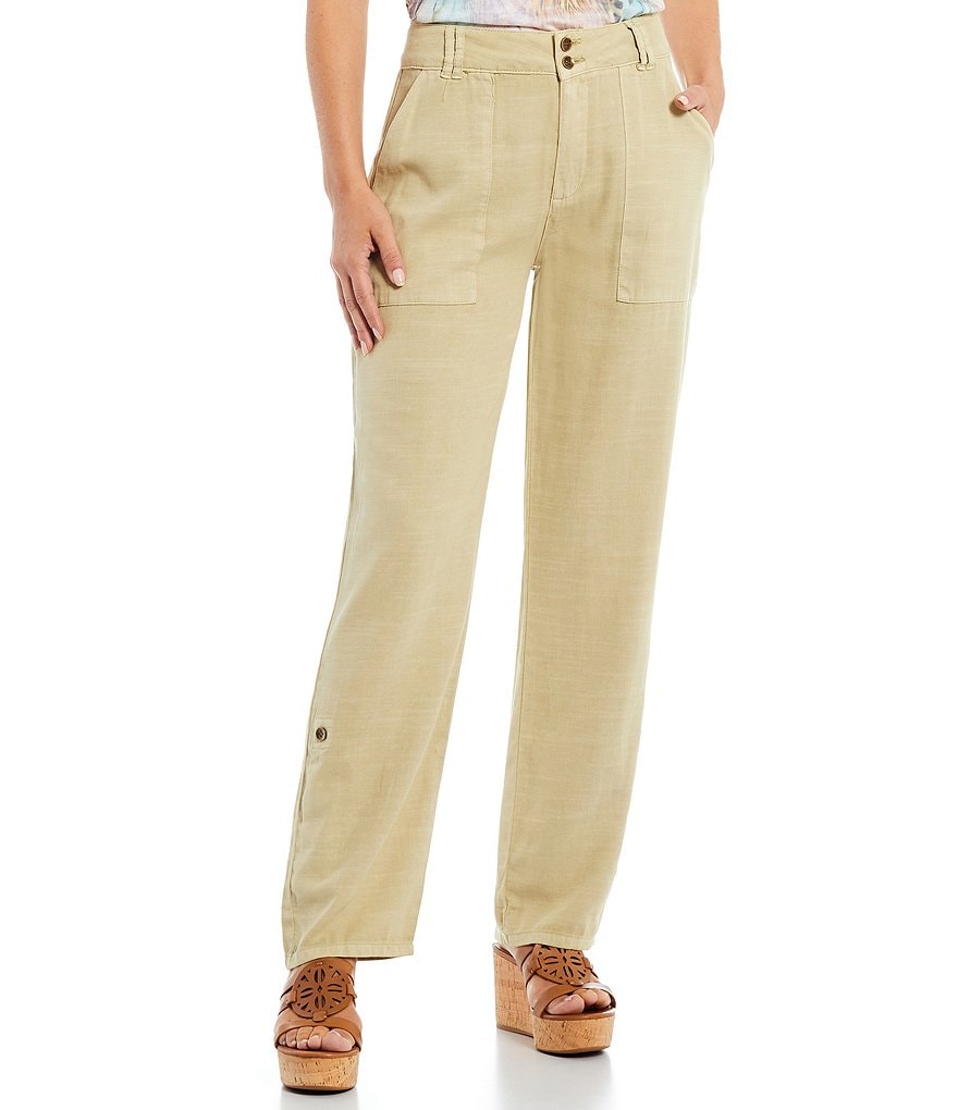 Reba Casual Roll Tab Convertible Length Pants