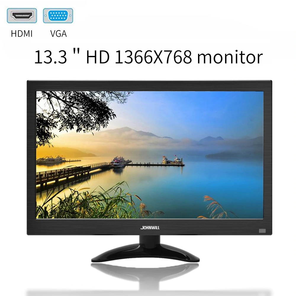 13.3" 1366x768 portable HD monitor pc LCD TV Display with HDMI VGA USB AV BNC 12/10.1 inch gaming monitor