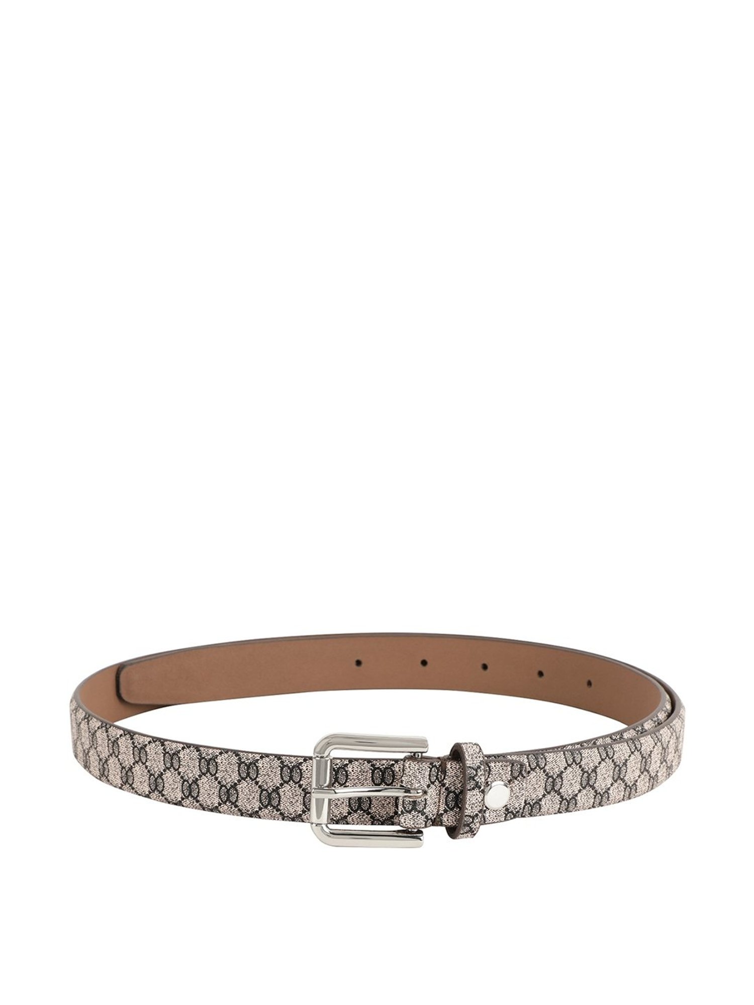 Alvaro Castagnino Grey Narrow Belt for Women