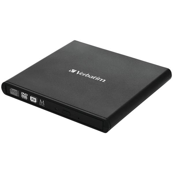 External Slimline CD/DVD Writer, USB-A/USB-C(R)