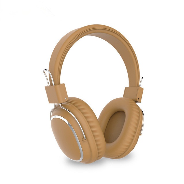 SODO 1004 bluetooth Headphone Over-Ear Wired Wireless Headphones Foldable bluetooth 5.0 Stereo Headset with Mic Support TF Card-Brown