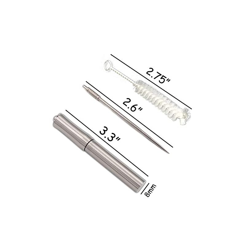 Portable Titanium Toothpicks Pocket Toothpick Metal Toothpick Holder Kit for Outdoor Picnic and Camping