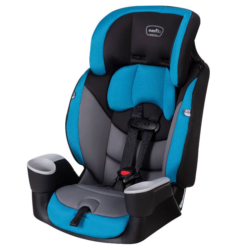 Evenflo 34912366 Maestro Convertible Forward Facing Sport Harness Toddler Child Booster Car Seat for Kids 2 to 8 Years Old, Palisade Blue