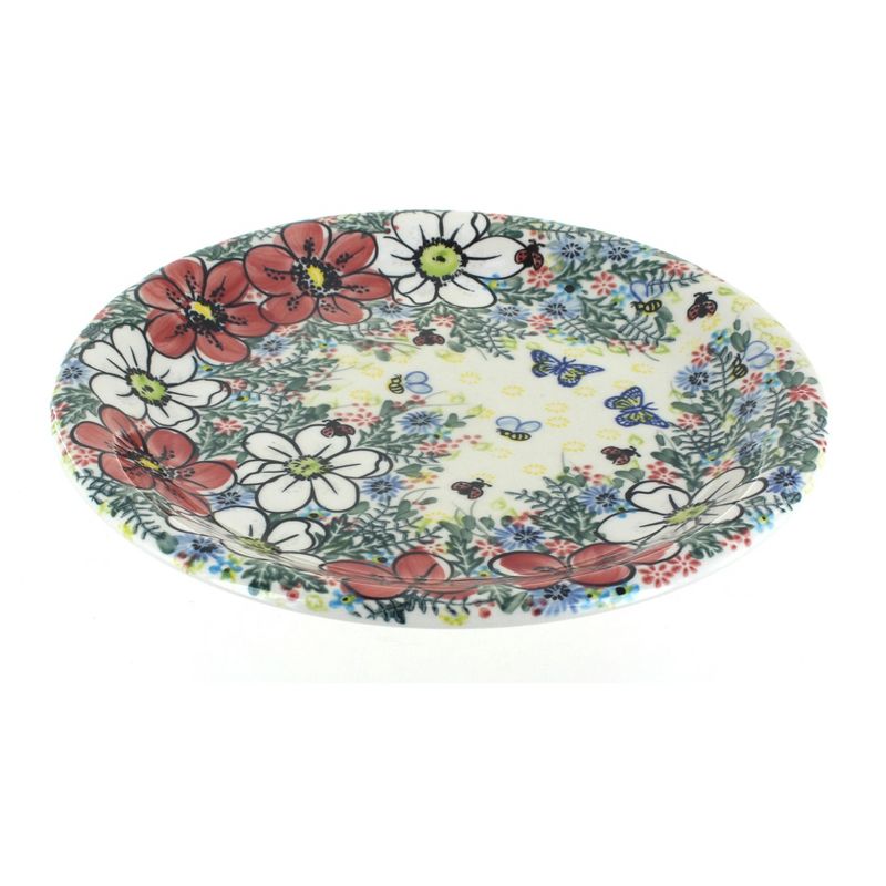 Blue Rose Polish Pottery Isabella Dinner Plate