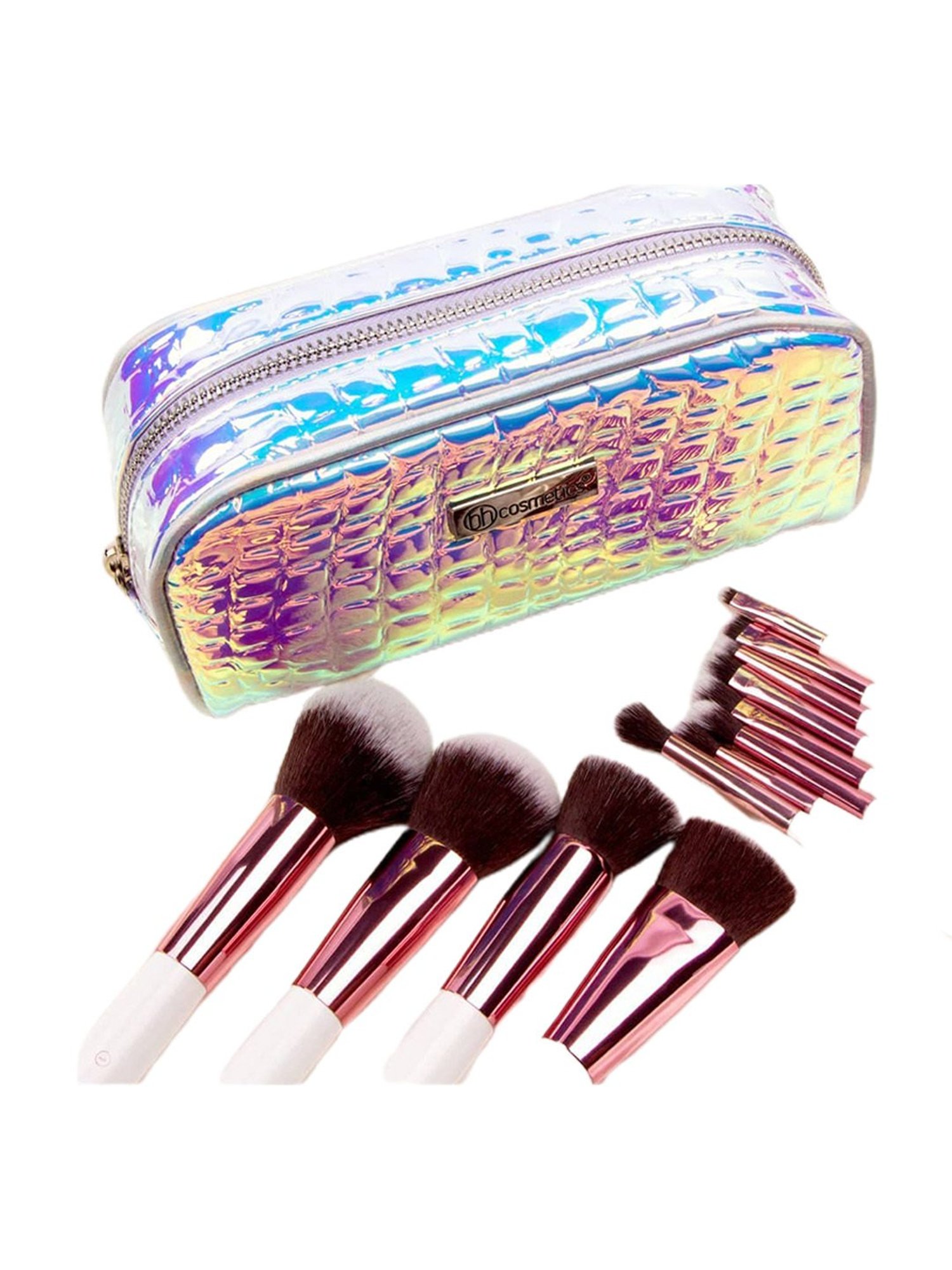 BH Cosmetics Crystal Quartz Brush Set with Bag