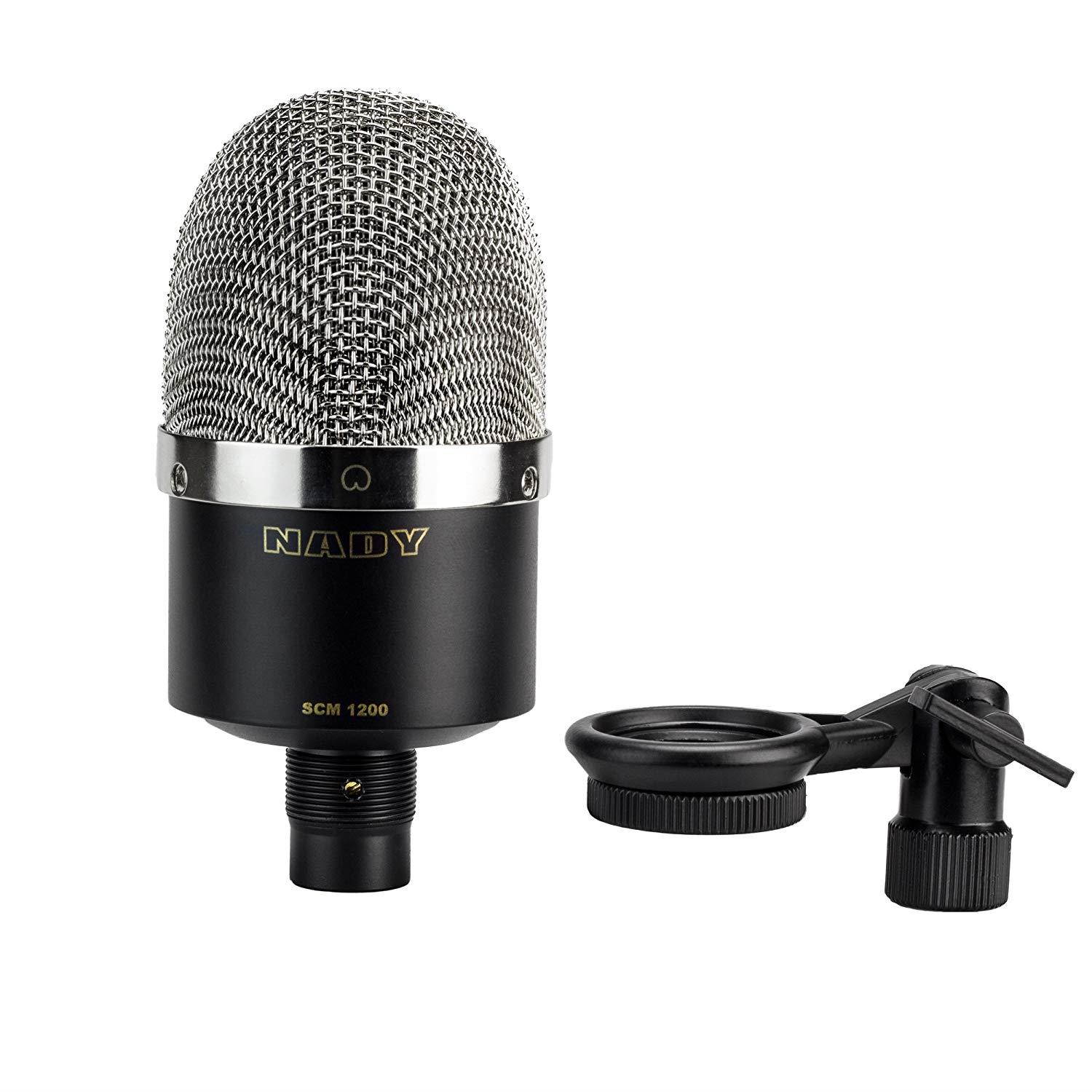 The SCM 1200 Studio Condenser Microphone is perfect for recording vocals, acoustic instruments, orchestras and choral groups, and room ambiance