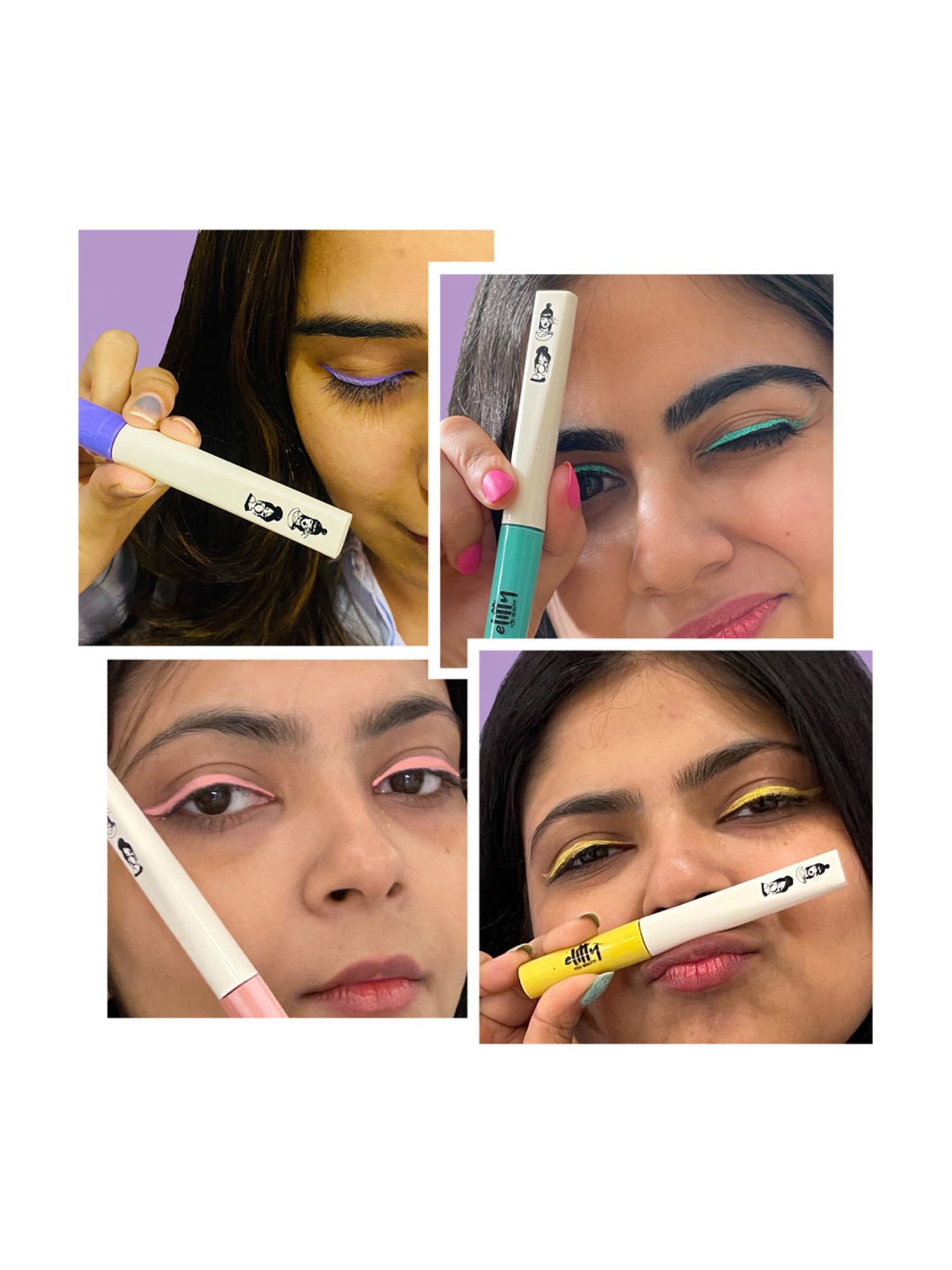 Elitty Eye Gotta Feeling G.O.A.T Eyeliner Combo - Pack of 4