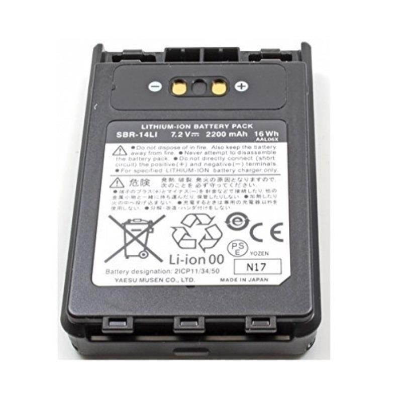 Yaesu Original SBR-14LI 7.2V, 2200mAh Lithium Ion Battery