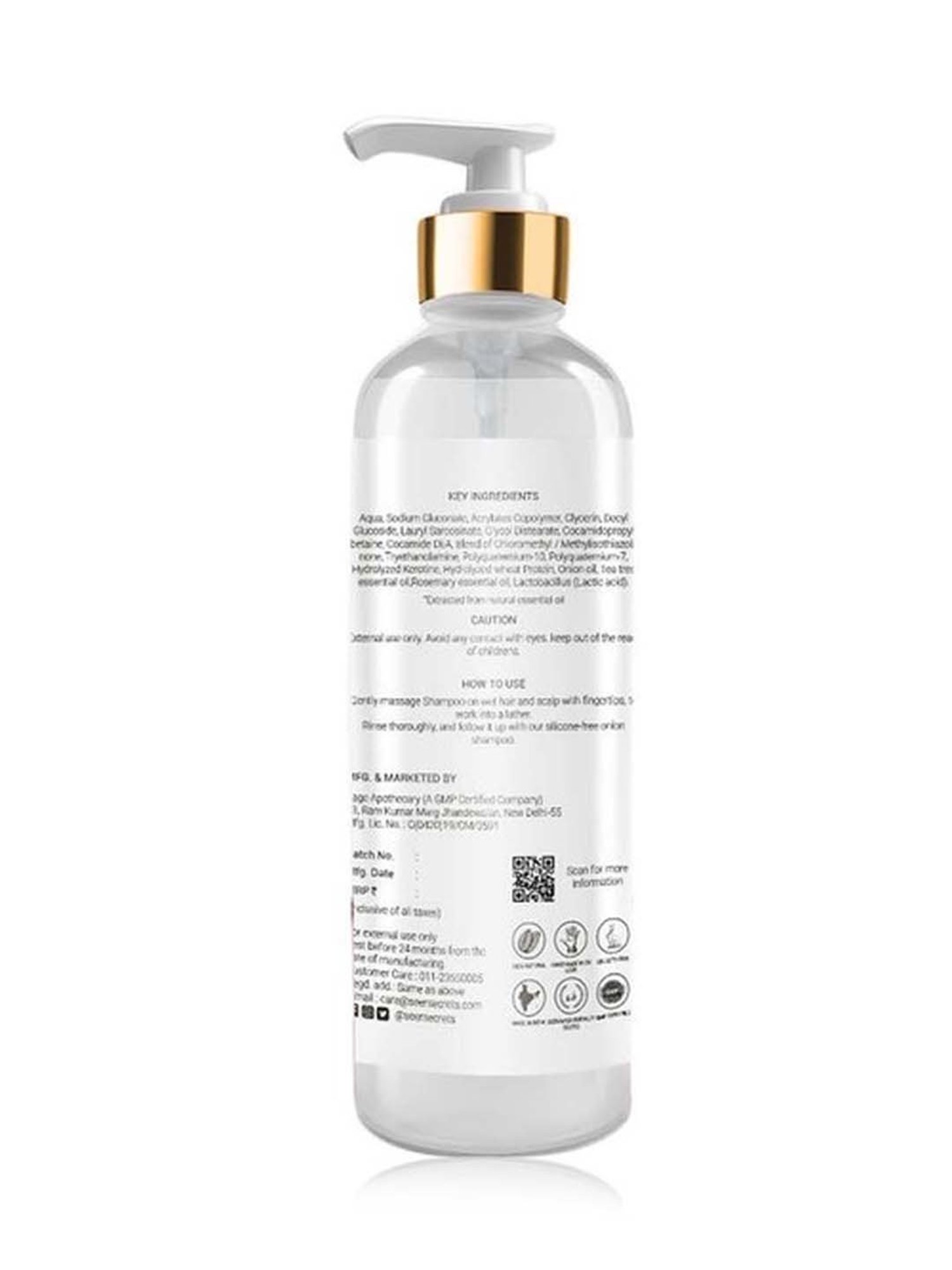 Seer Secrets Probiotic Root Strengthening Onion Shampoo - 200 ml