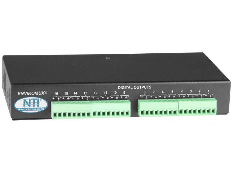 NTI E-DI16DO16-D Digital Input/Output Expander (Open-Collector Outputs) DIN Mount