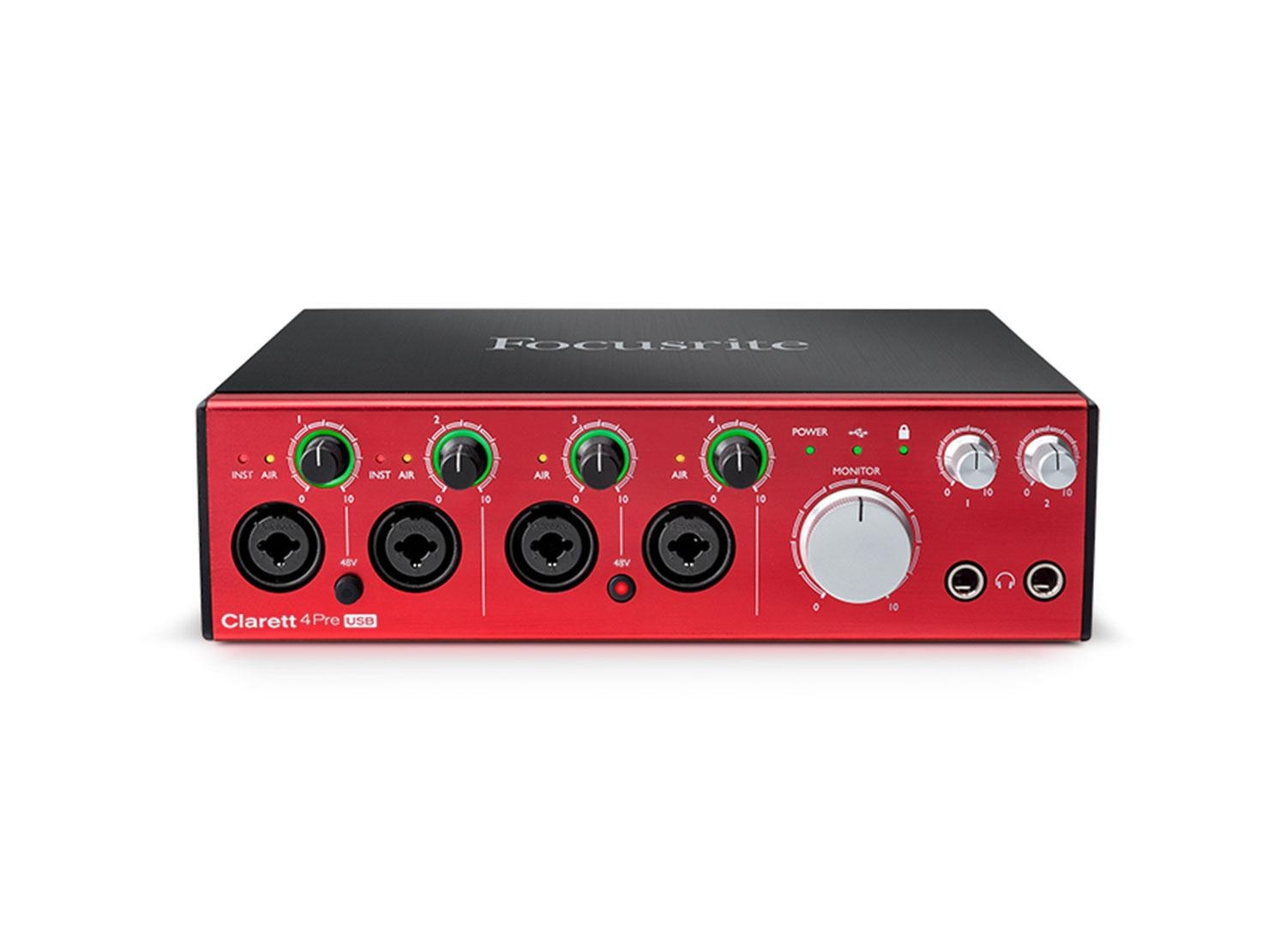 Focusrite Clarett 4Pre USB Audio Interface