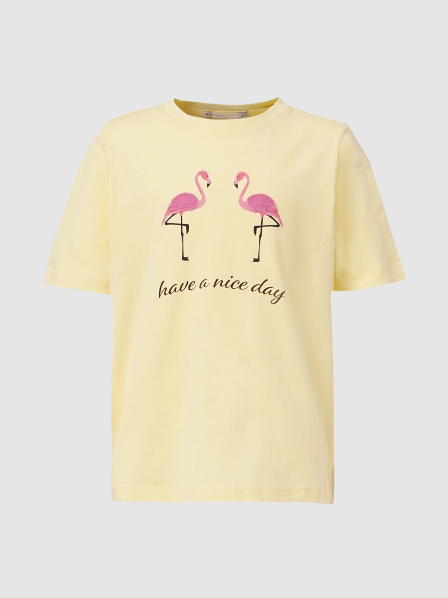 KIDS ONLY Yellow Printed T-Shirt