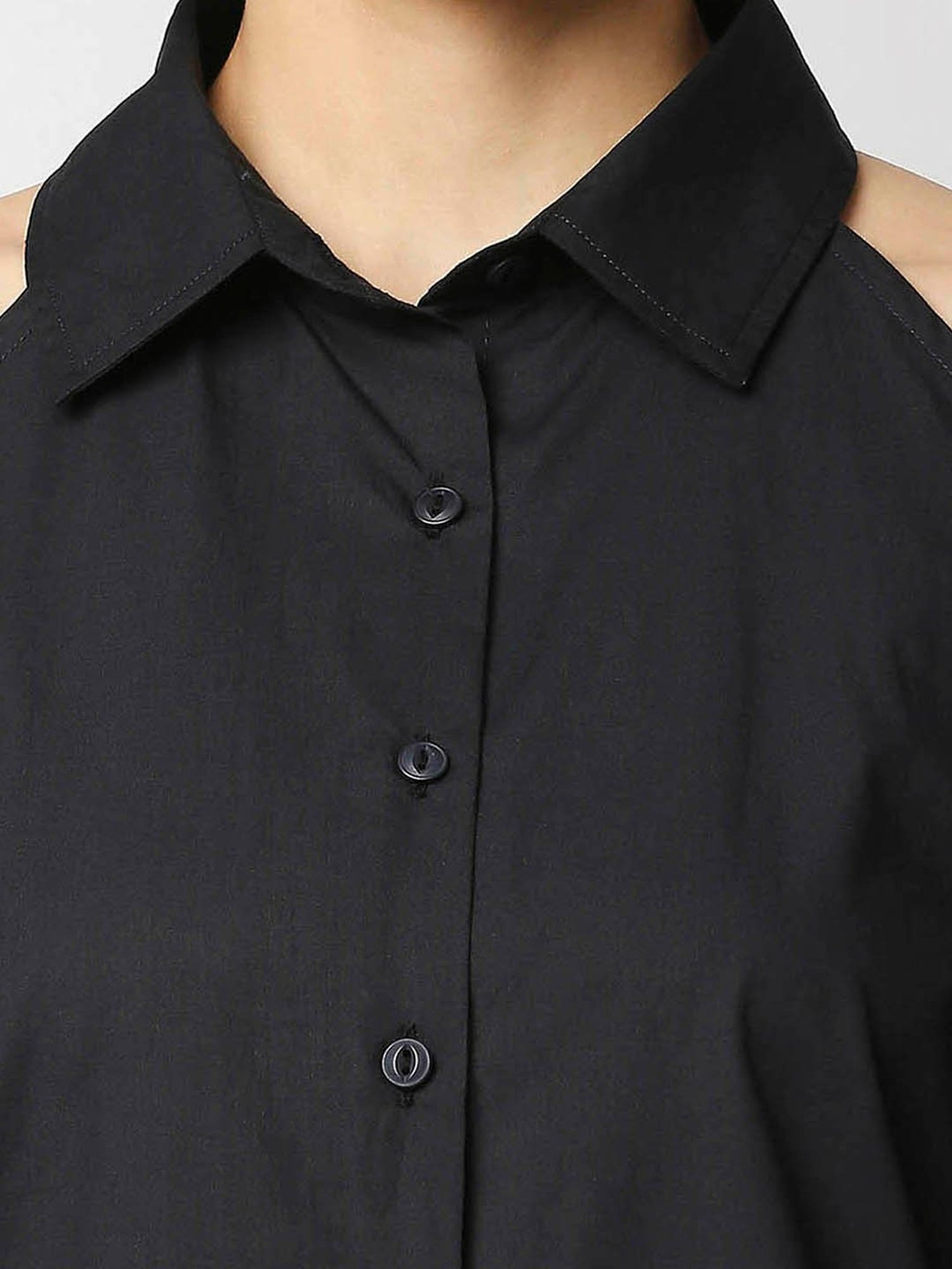 Remanika Black Regular Fit Shirt