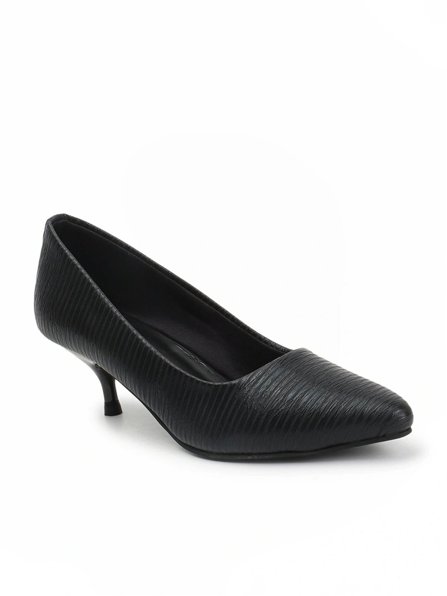 Carlton London Women's Black Casual Pumps
