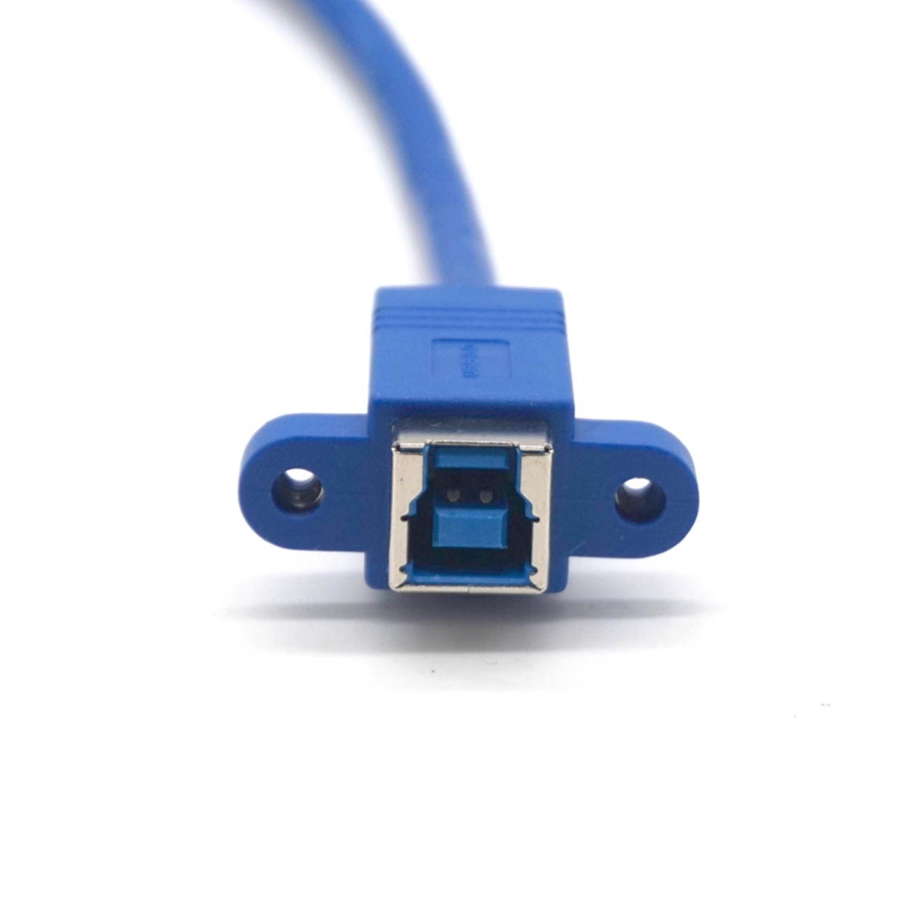 Weastlinks USB 3.0 B Male 90 Degree Right Angle to B Female USB3.0 BM to BF printer cable for Printers scanners Hard Disk 30cm(1ft)