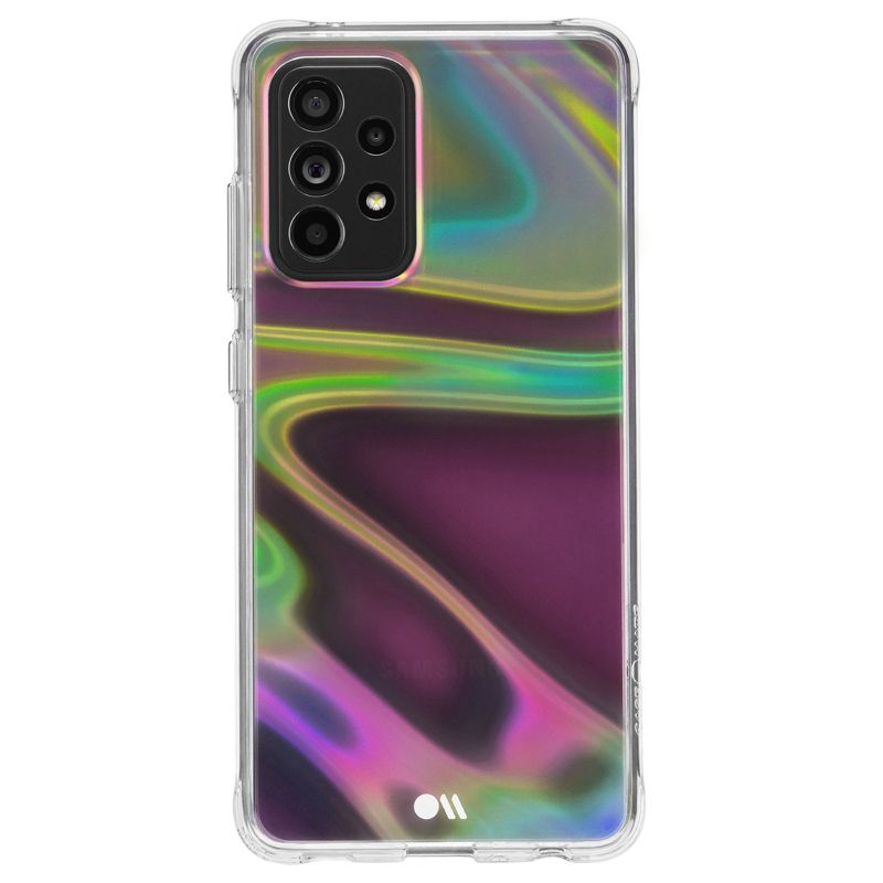 Case-Mate - SOAP BUBBLE - Case for Samsung Galaxy A52 (5G)  - 6.5 inch - Iridescent Swirl