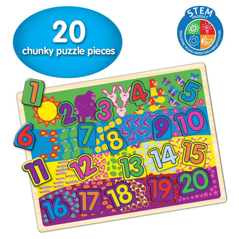 The Learning Journey My First Lift & Learn Chunky Puzzle 123