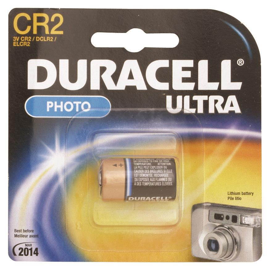 Duracell Specialty High-Power Lithium Battery, Cr2, 3 V DLCR2BPK