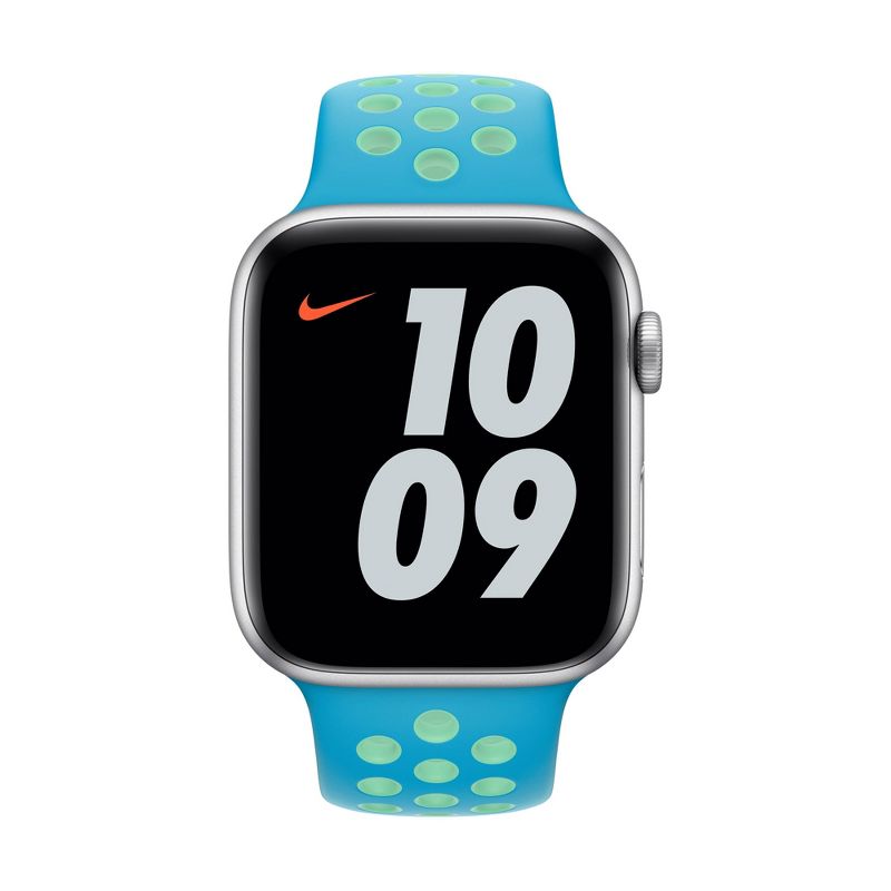 Apple Watch 44mm Nike Sport Band - Chlorine Blue/Green Glow