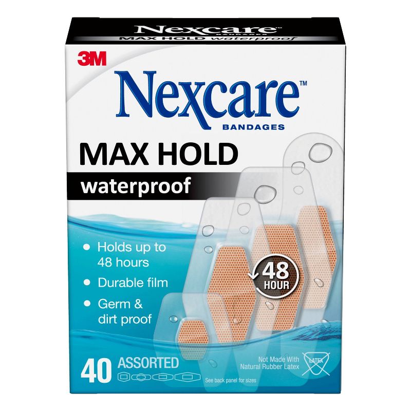 Nexcare Max Hold Asst - 40ct