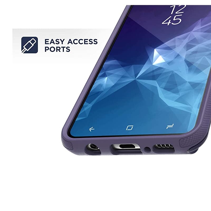 Galaxy S10e Wallet Case Phantom Ultra Durable Cover with Card Holder Slot 4 Credit Card Capacity Purple