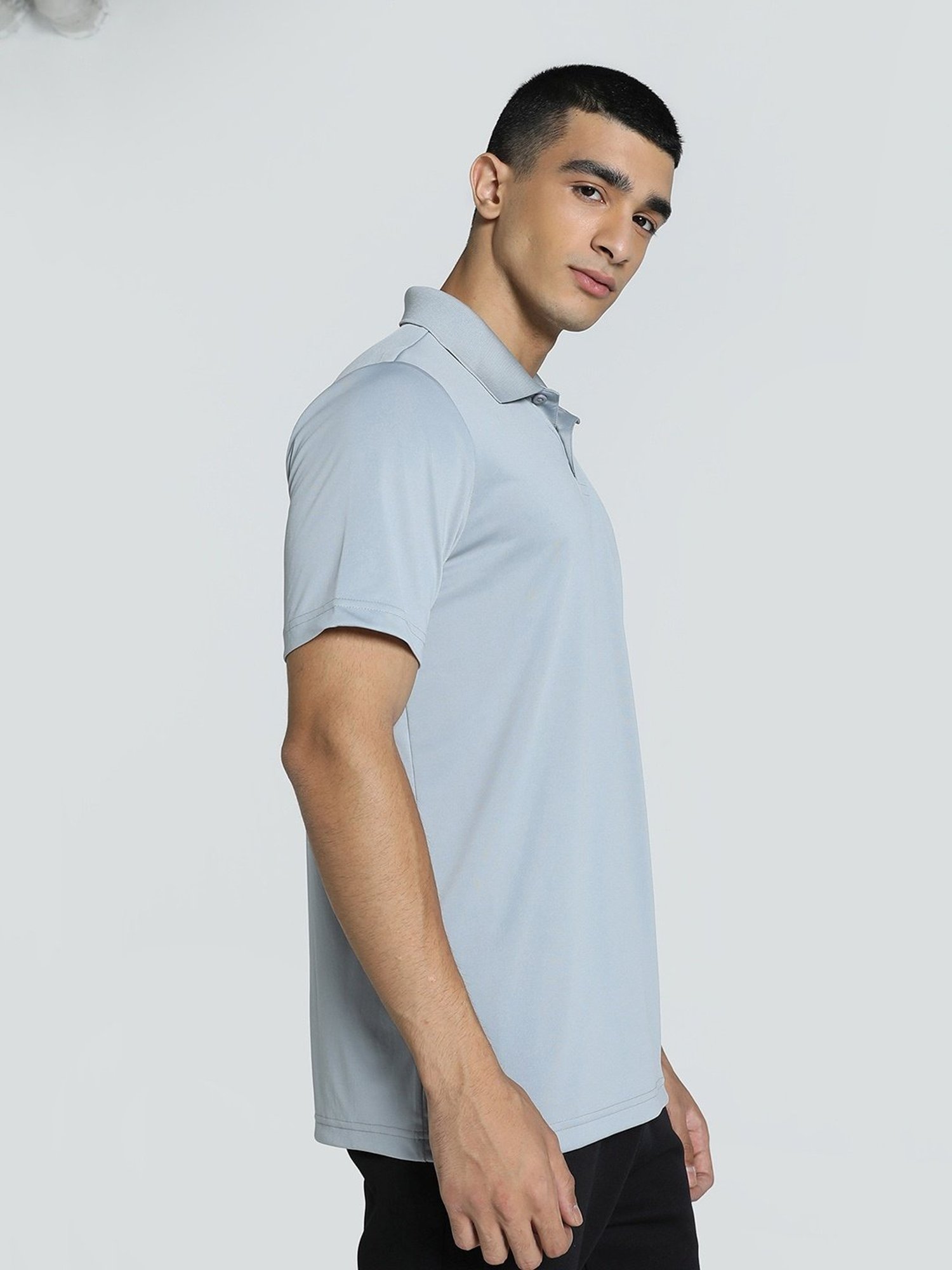 Puma Teamsport Grey Regular Fit Sports Polos