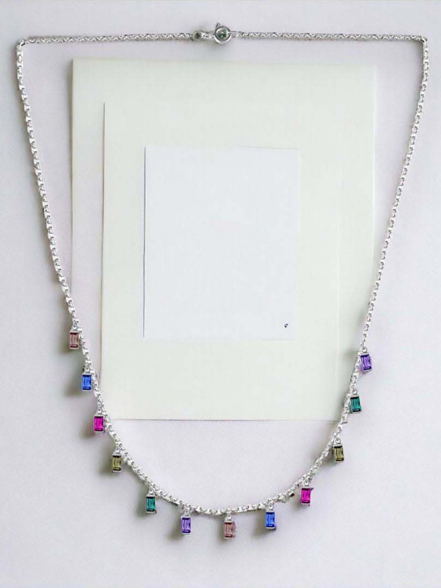 GIVA 92.5 Sterling Silver Double Infinity Love Necklace for Women