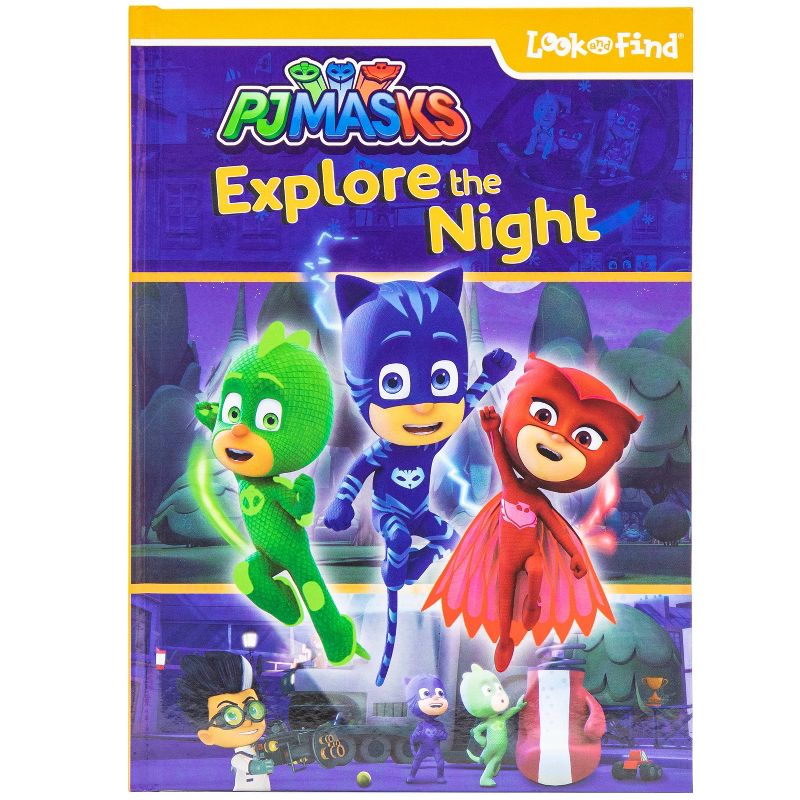 PJ Masks - Explore the Night Look and Find Activity Book - PI Kids (Hardcover)