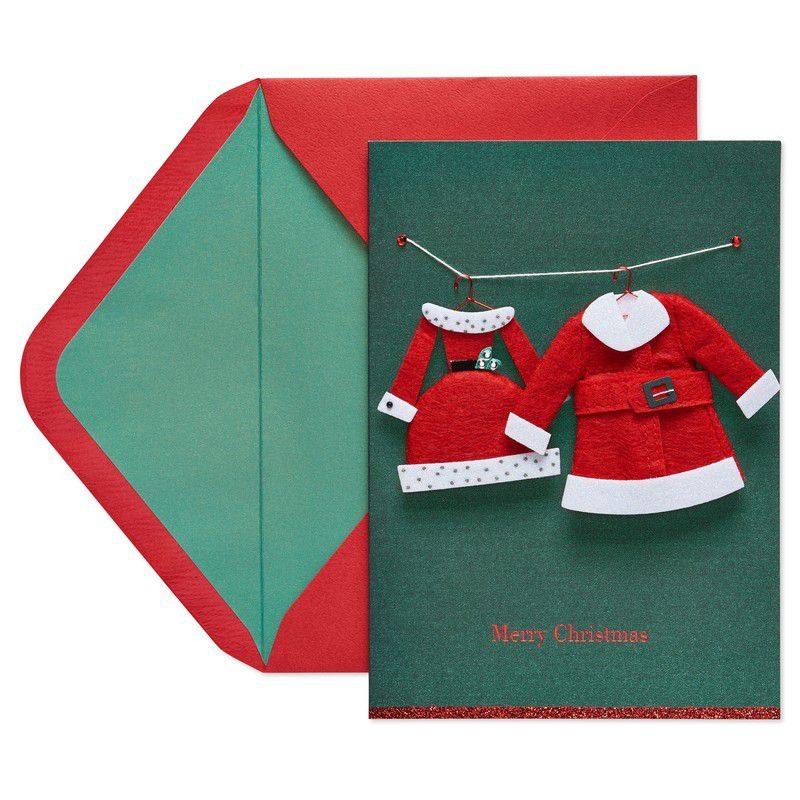 Two Santa Suits Greeting Card - PAPYRUS