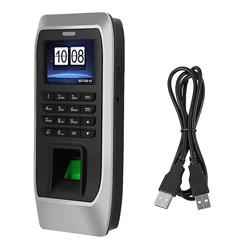 Attendance Machine 2.4 inches TFT LCD Password Attendance Machine Employee Checking-in Recorder Access Control System