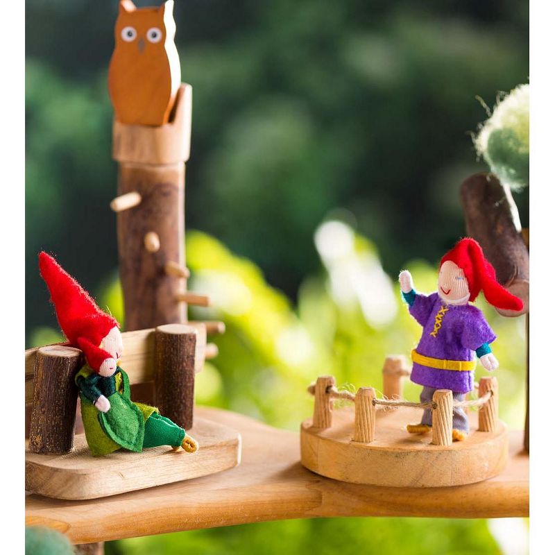 HearthSong - Tree Fort Super Saver Wooden Dollhouse Playset for Kids