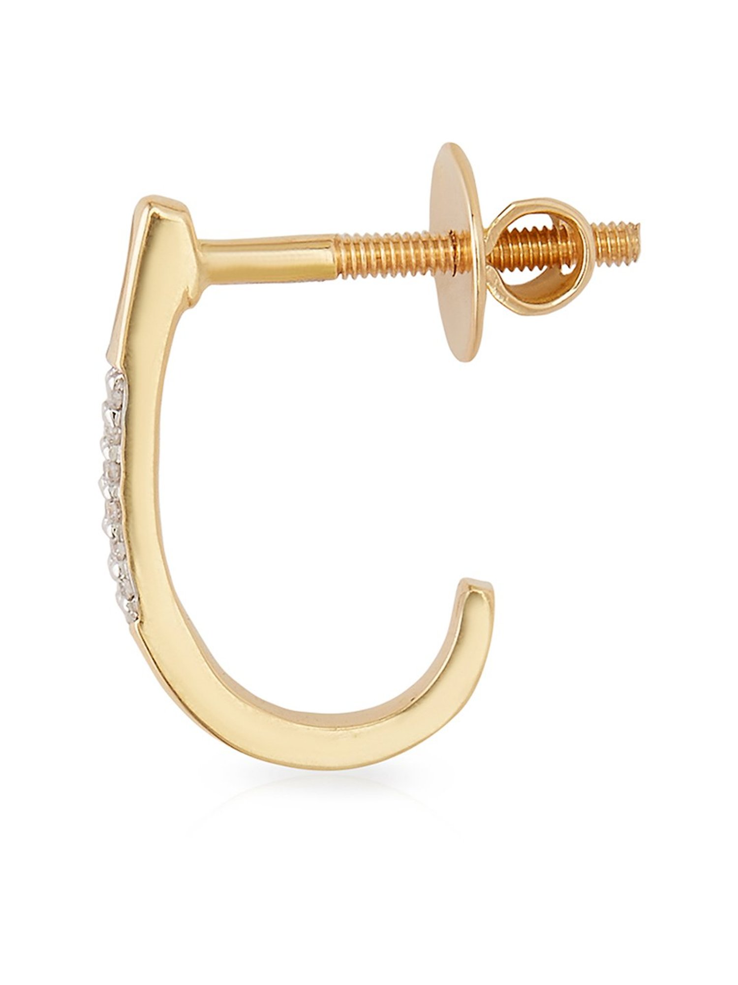 Waman Hari Pethe Jewellers 18k Gold & Diamond Earrings for Women