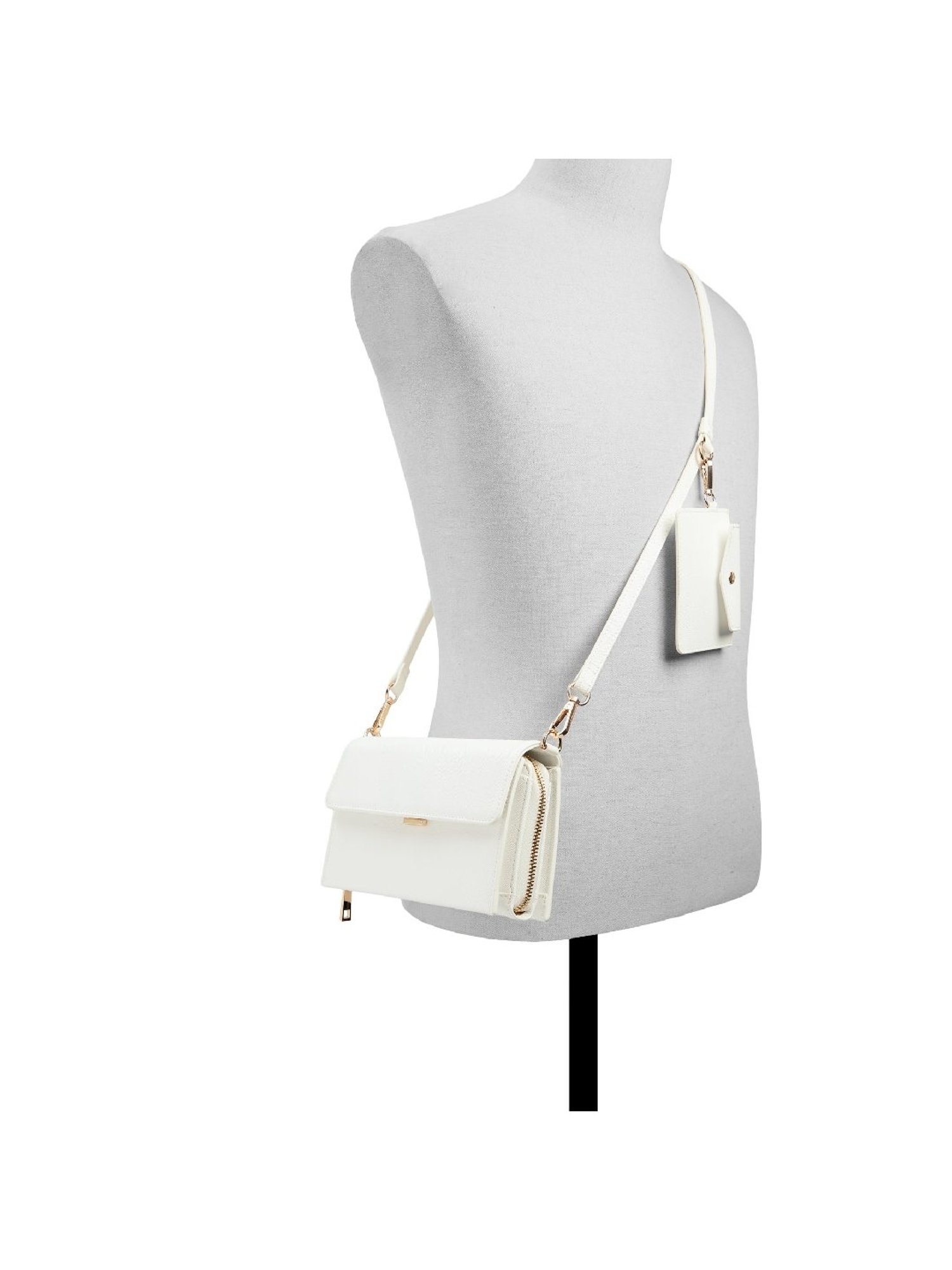 Call It Spring White Solid Small Sling Handbag