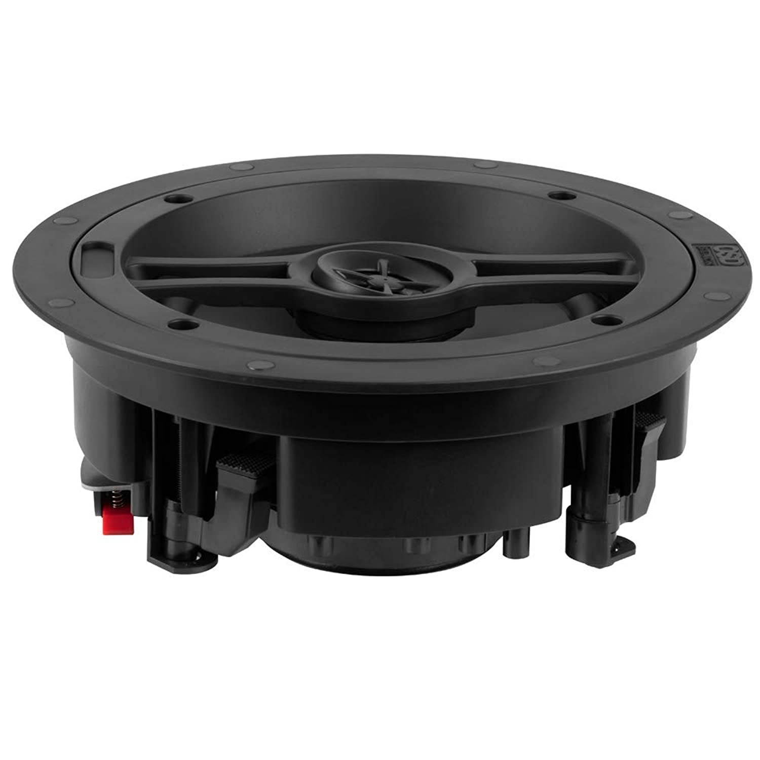 OSD Black 6.5" in-Ceiling Speaker w/Parachute Silk Soft Dome Tweeter, Pair - BK-R61
